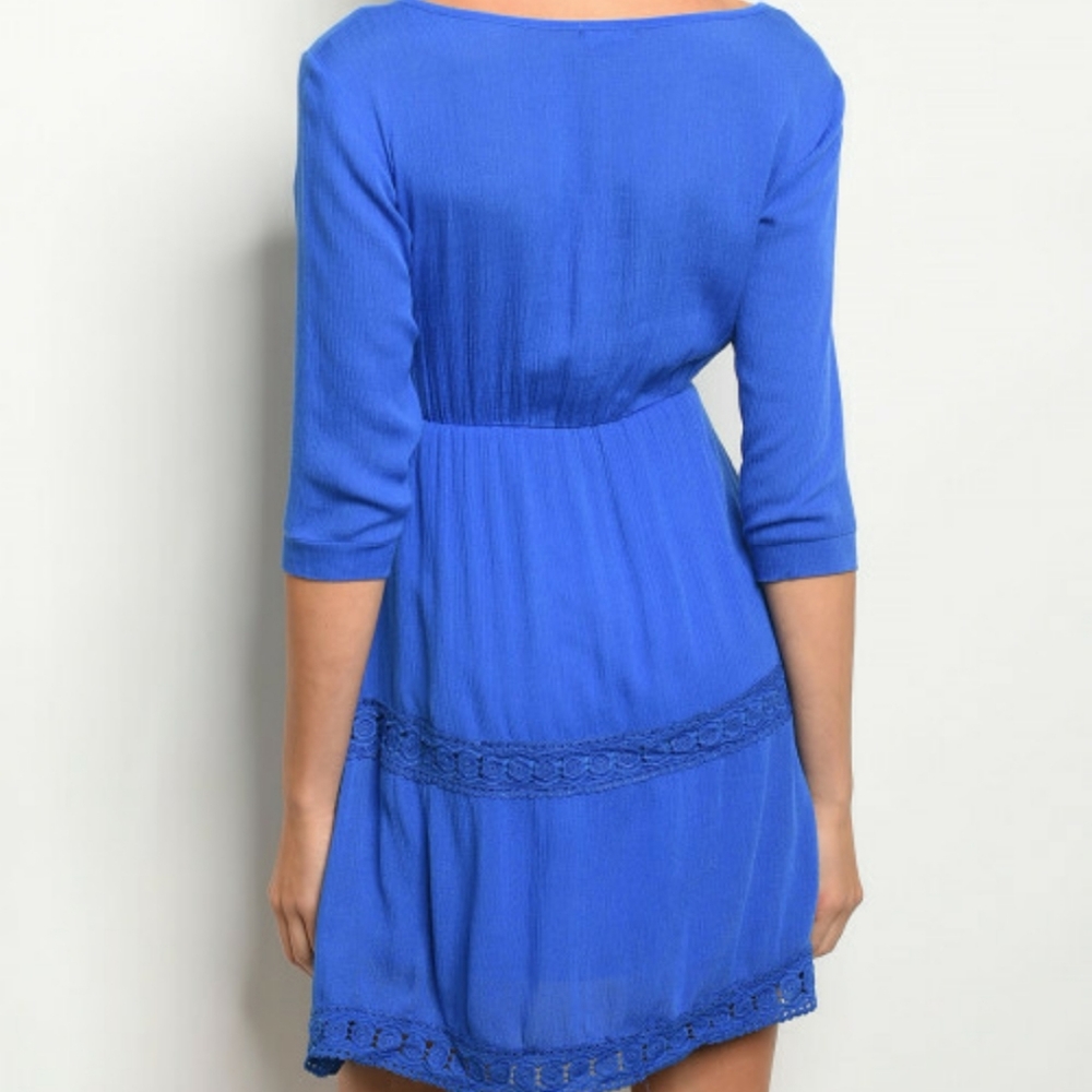 "Johnson City" Royal Blue Dress - Picture 2 of 3